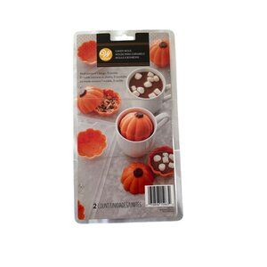 Wilton Pumpkin Candy Mold Hot Chocolate Bombs Holiday Baking